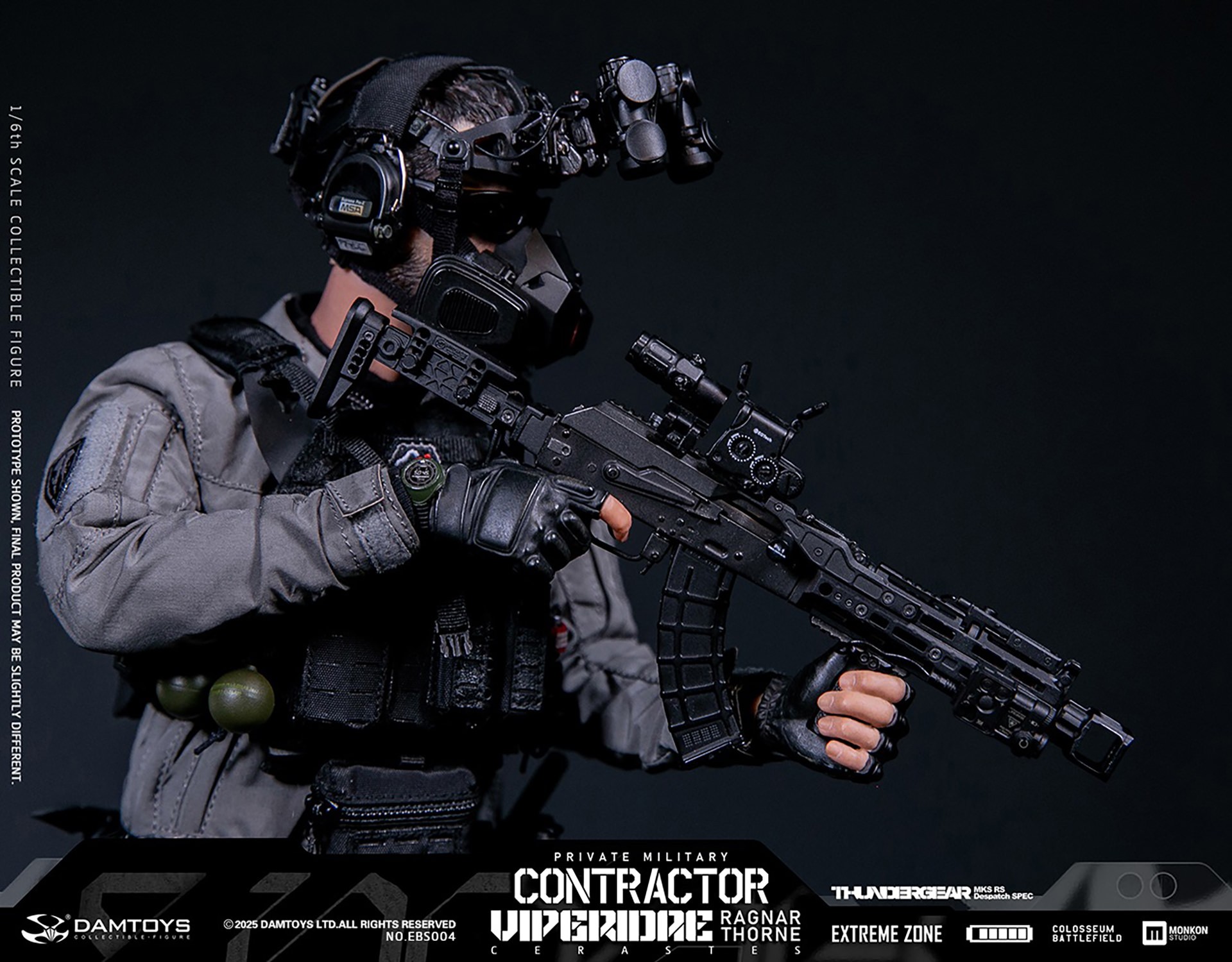 Extreme Zone Military Contractor Ragnar Thorne Sixth Scale Figure  (Prototype Shown) View 9