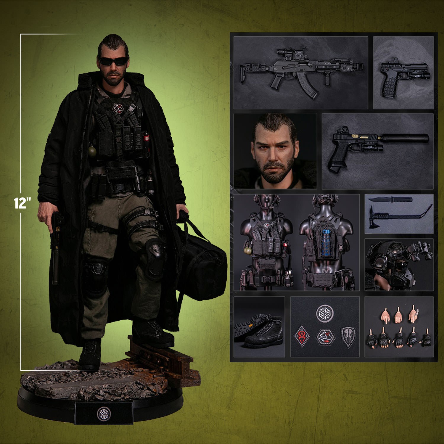 Extreme Zone Military Contractor Ragnar Thorne Sixth Scale Figure  (Prototype Shown) View 2