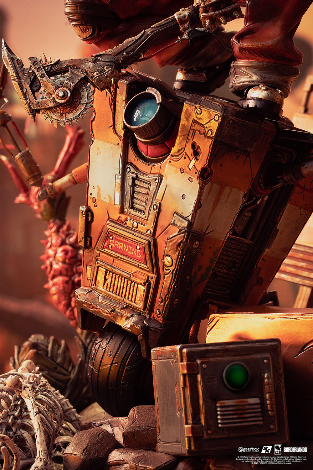 Borderlands Psycho Bandit & Claptrap Diorama  (Prototype Shown) View 9