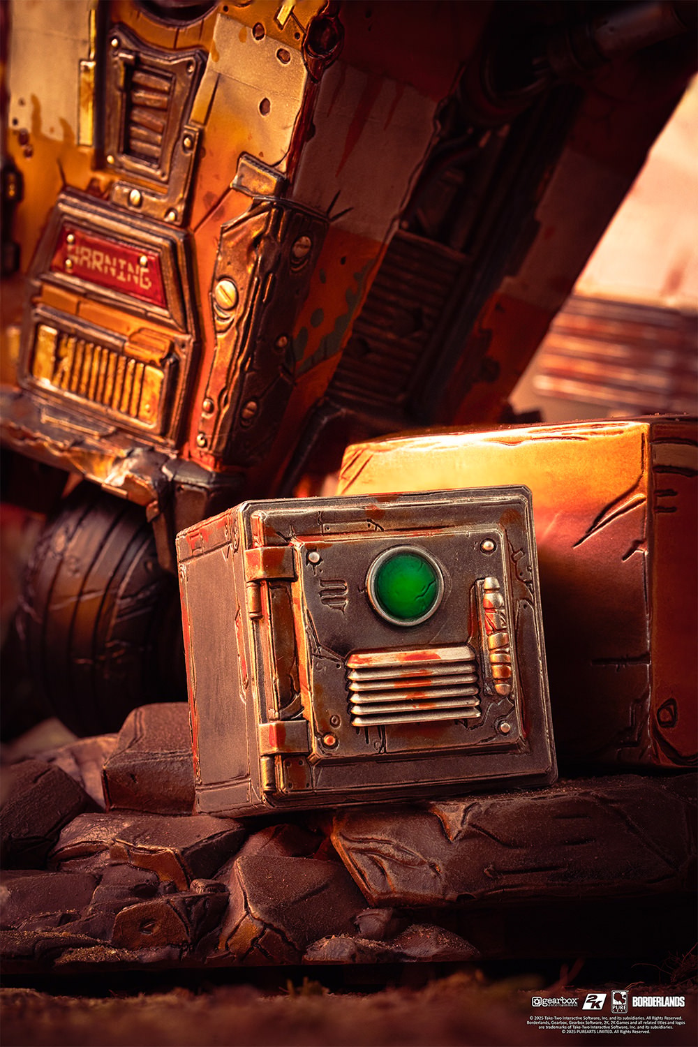 Borderlands Psycho Bandit & Claptrap Diorama  (Prototype Shown) View 12