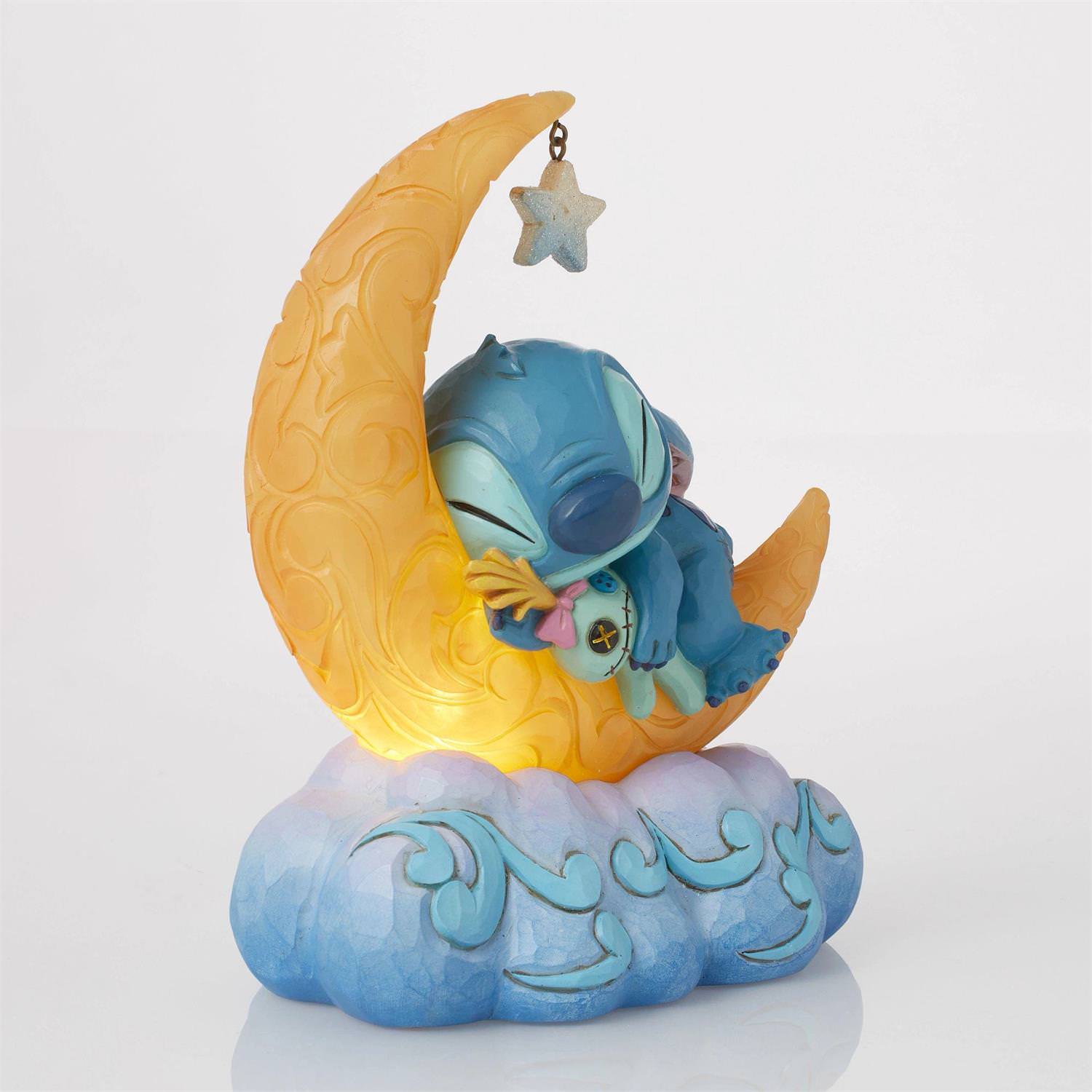 Disney Stitch & Scrump on LED Moon Figurine  (Prototype Shown) View 3