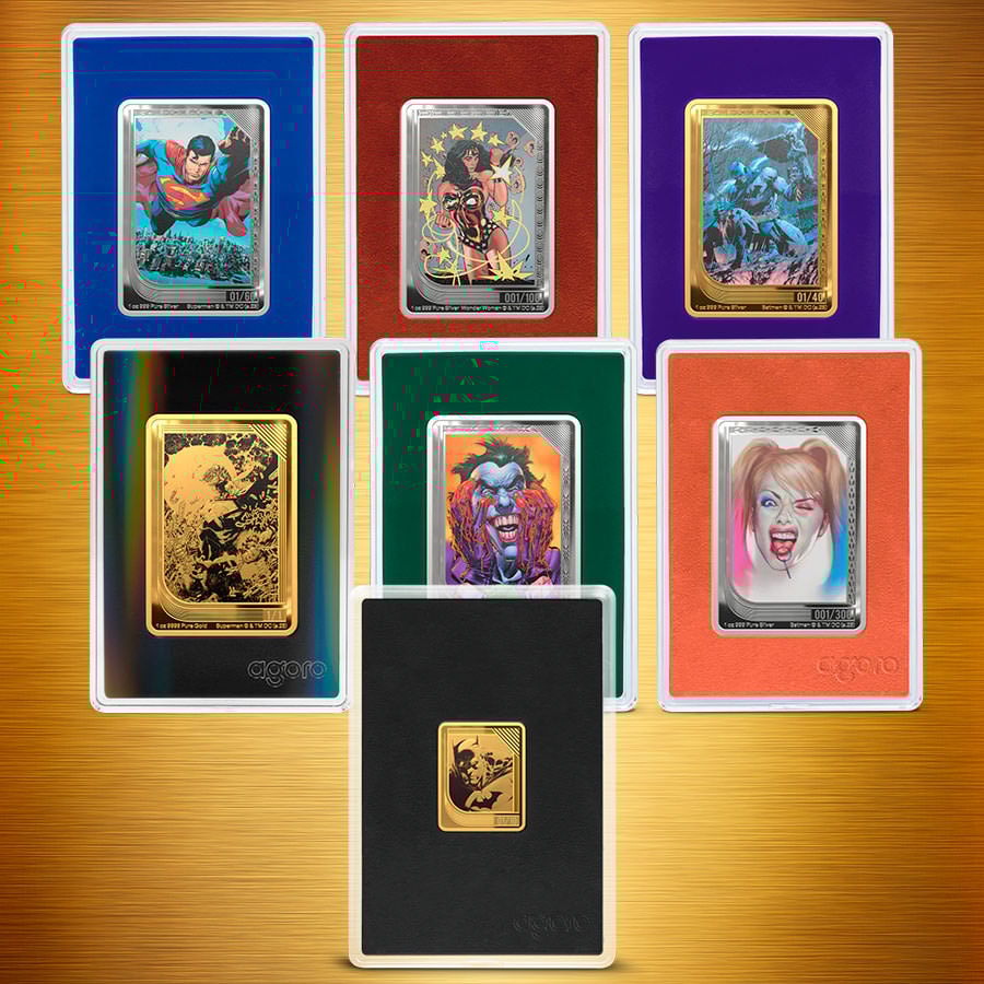 12枚の絵画デザインコインセット Trading Coins – The Art of DC Comics by Agoro | Sideshow