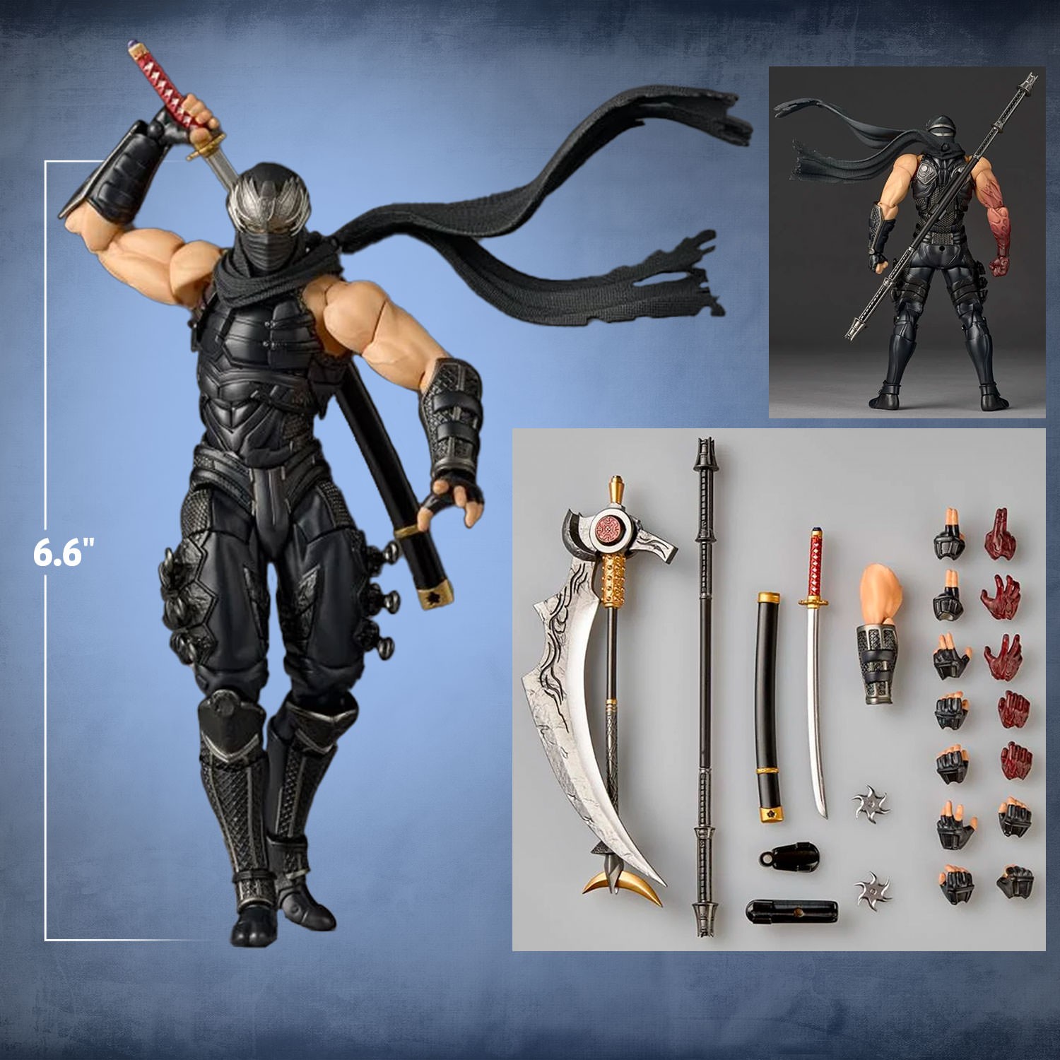 RYU HAYABUSA フィギュア Ninja Gaiden Amazing Yamaguchi Revoltech Ryu Hayabusa 6