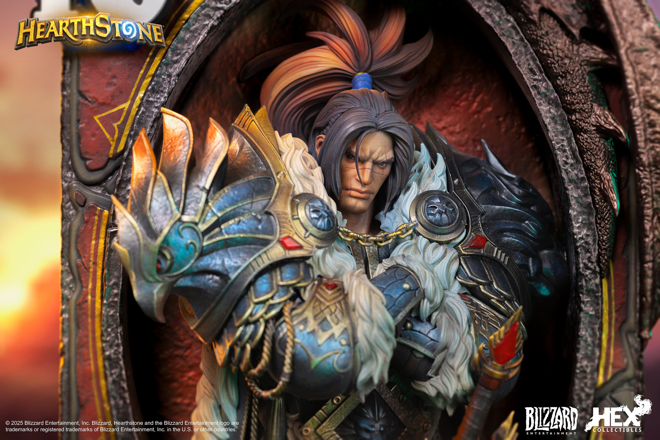 Warcraft Varian Wrynn 3D Art Frame Statues  (Prototype Shown) View 3