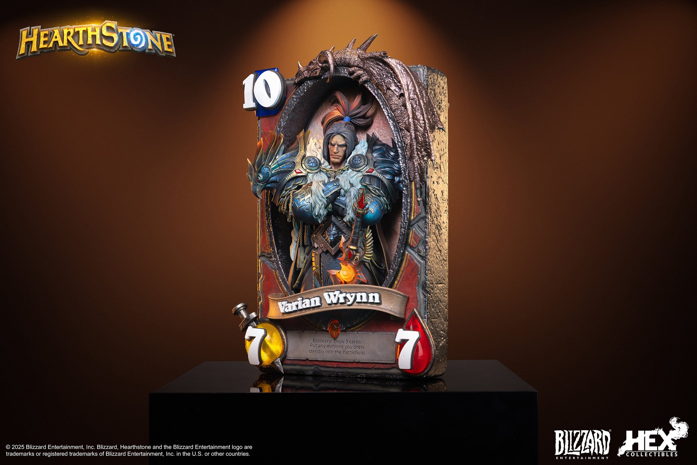 Warcraft Varian Wrynn 3D Art Frame Statues  (Prototype Shown) View 10