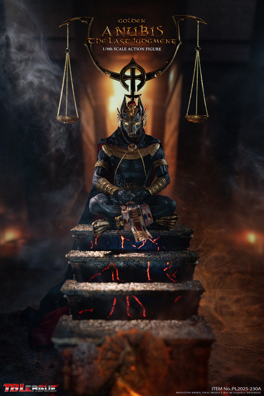 TBLeague Anubis - The Last Judgement (Golden) Sixth Scale Figure  (Prototype Shown) View 7