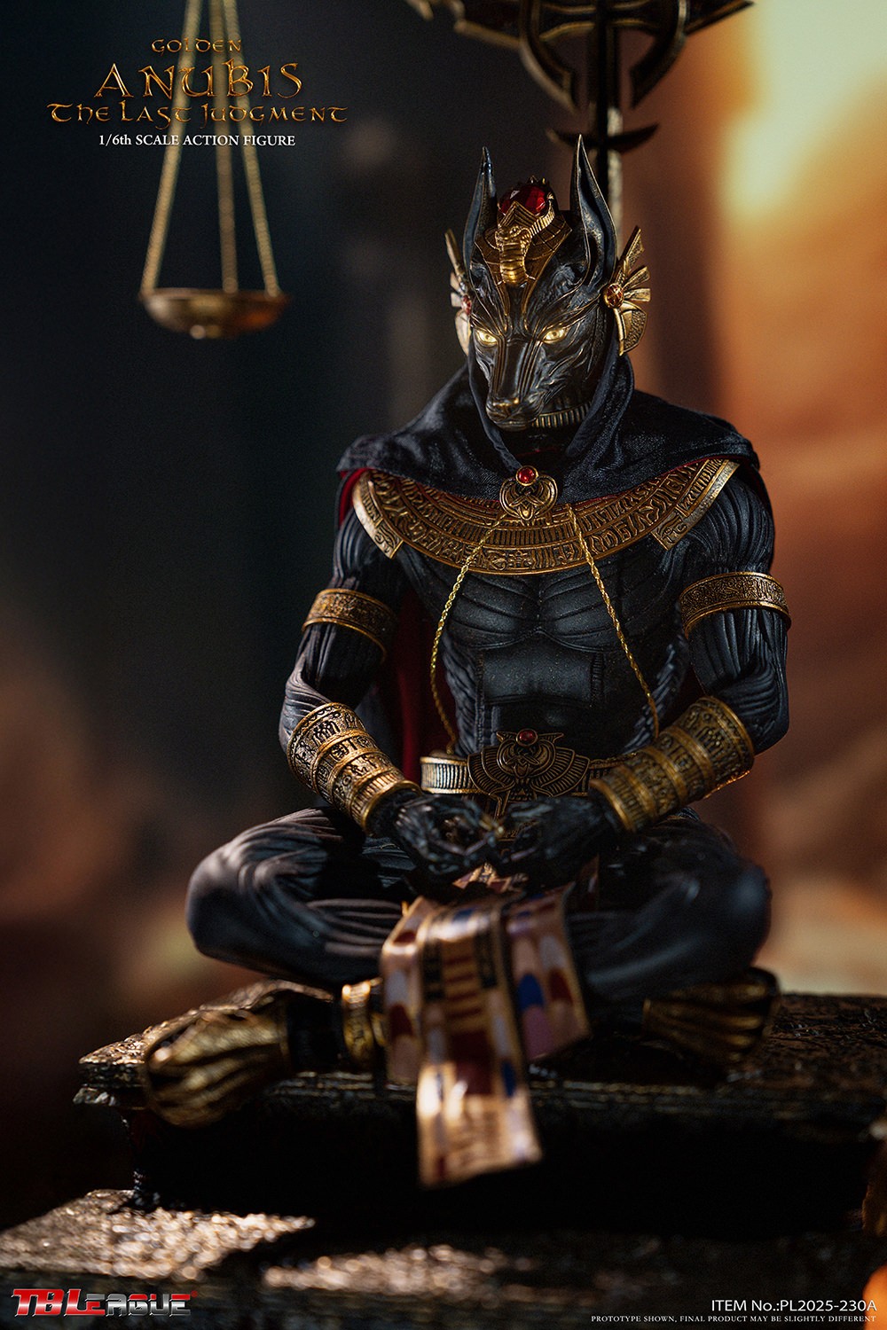 TBLeague Anubis - The Last Judgement (Golden) Sixth Scale Figure  (Prototype Shown) View 11