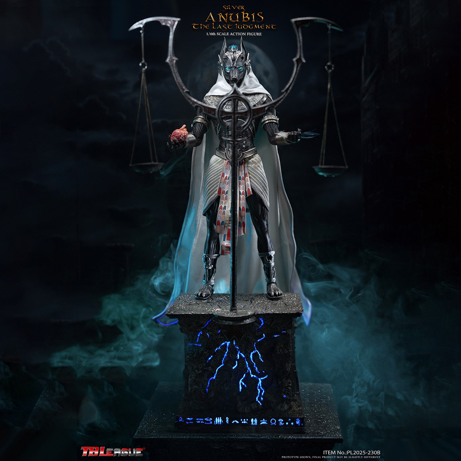 TBLeague Anubis - The Last Judgement (Silver) Sixth Scale Figure  (Prototype Shown) View 1