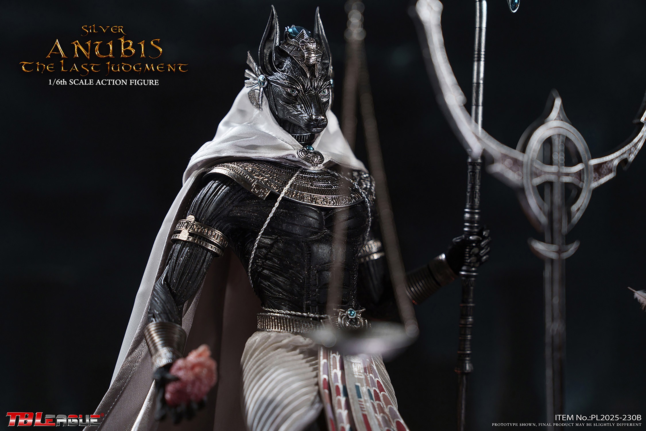 TBLeague Anubis - The Last Judgement (Silver) Sixth Scale Figure  (Prototype Shown) View 4