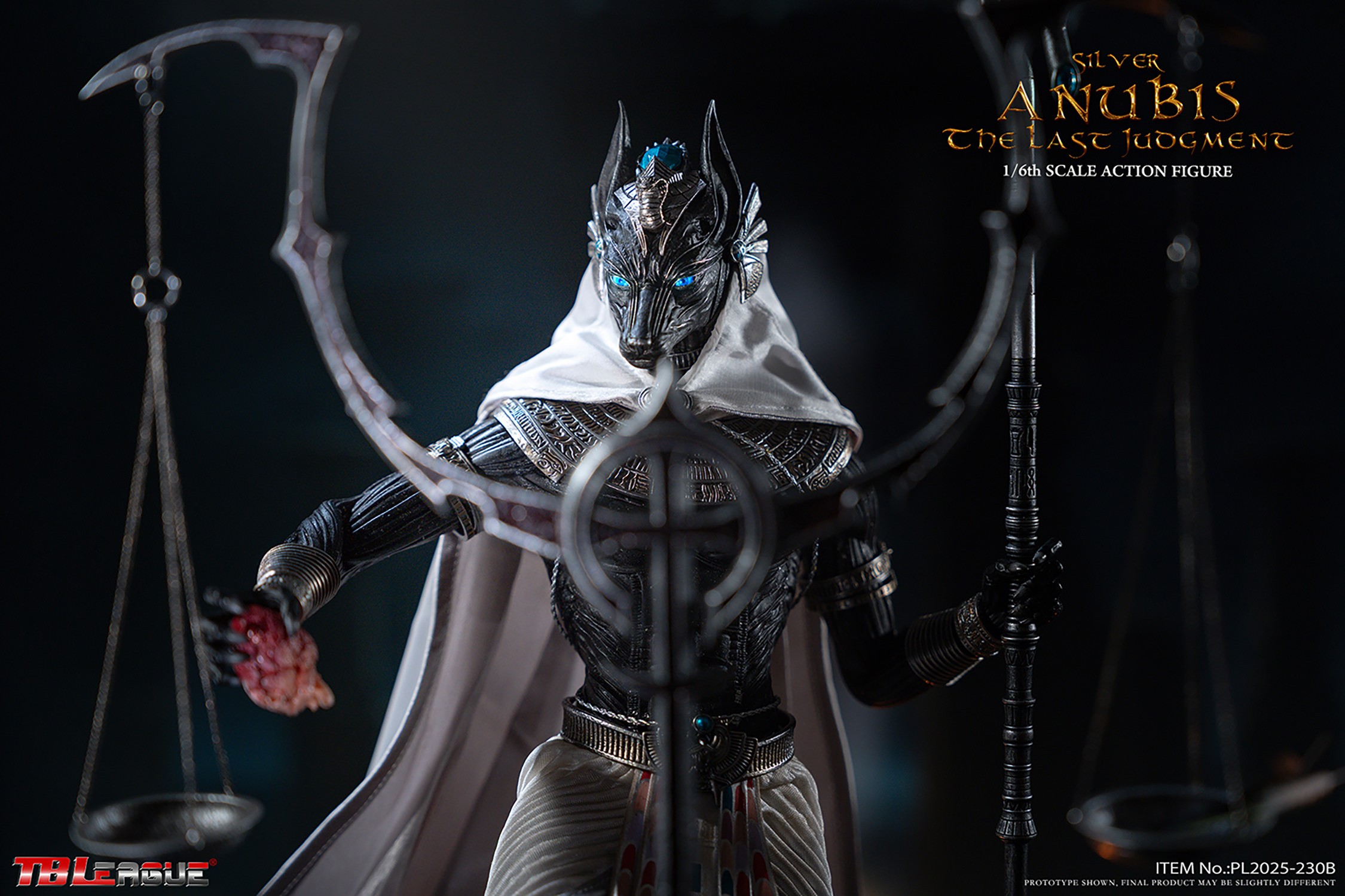 TBLeague Anubis - The Last Judgement (Silver) Sixth Scale Figure  (Prototype Shown) View 5