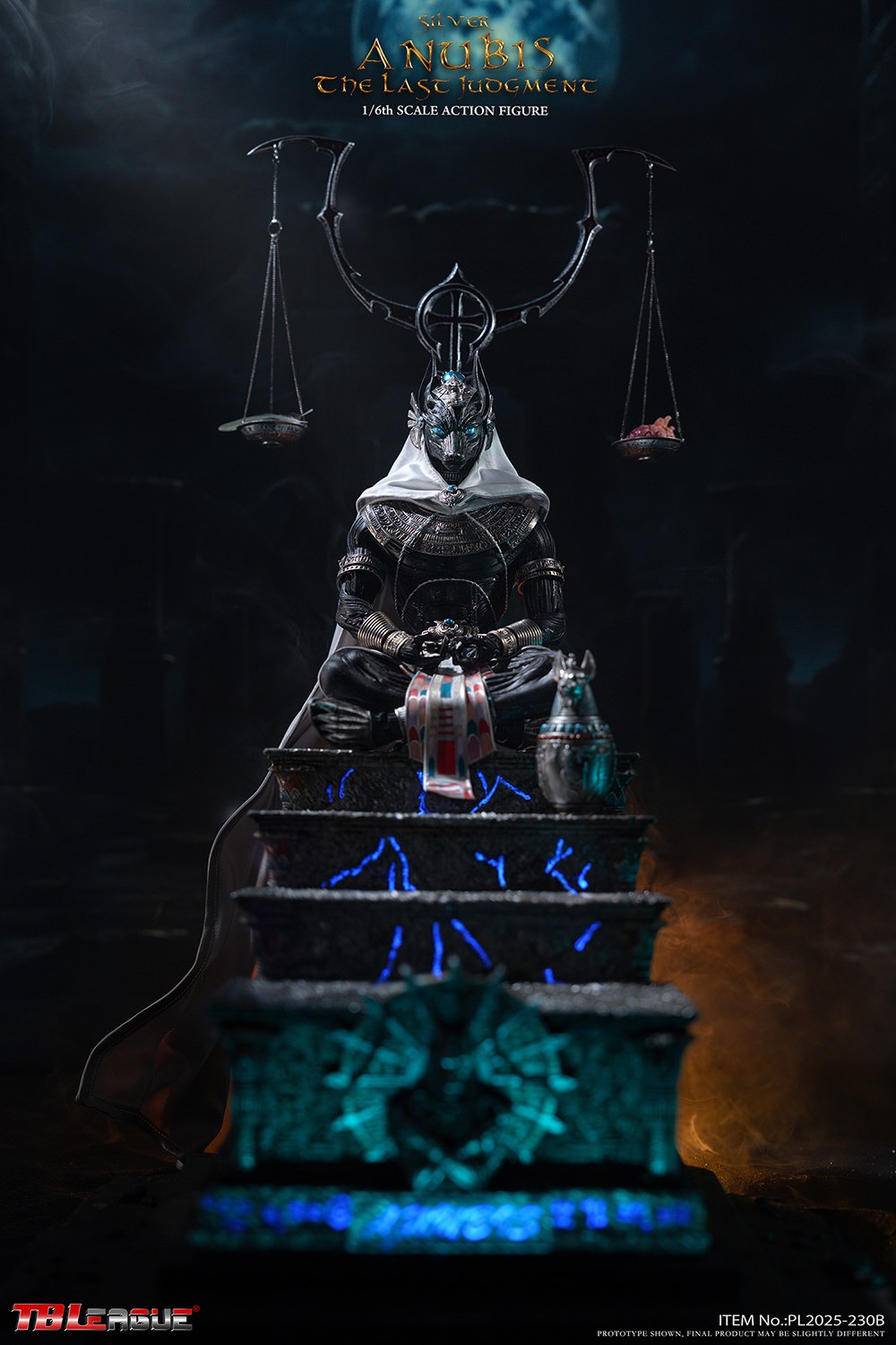 TBLeague Anubis - The Last Judgement (Silver) Sixth Scale Figure  (Prototype Shown) View 7