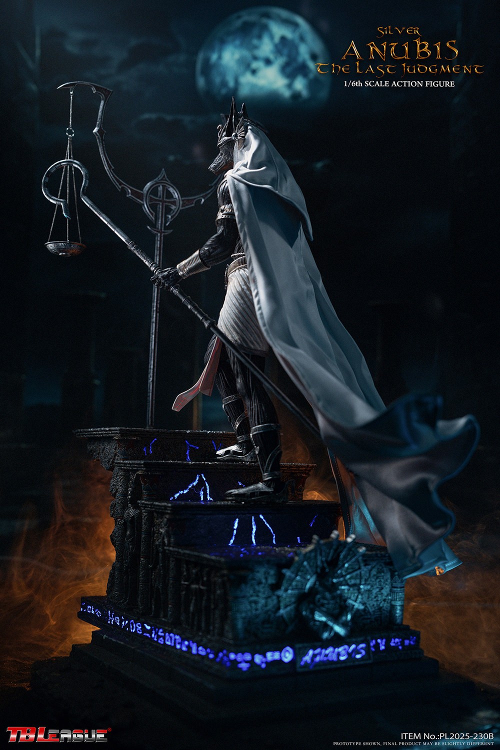 TBLeague Anubis - The Last Judgement (Silver) Sixth Scale Figure  (Prototype Shown) View 8