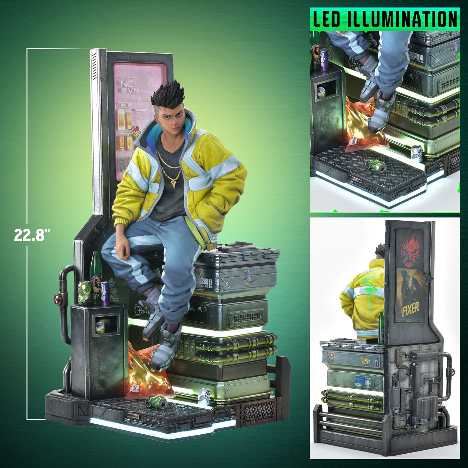Cyberpunk 2077 David Statues  (Prototype Shown) View 2