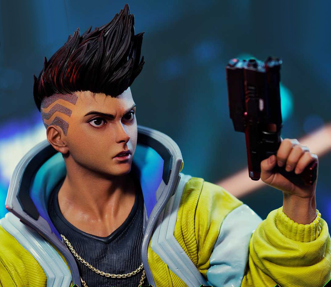Cyberpunk 2077 David (Deluxe Version) Statues  (Prototype Shown) View 5