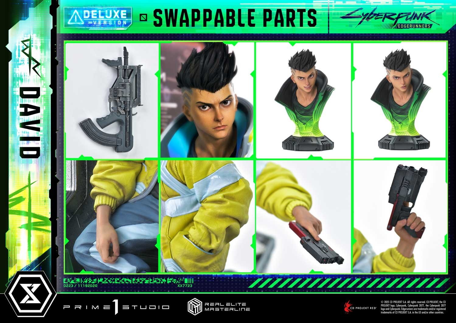 Cyberpunk 2077 David (Deluxe Version) Statues  (Prototype Shown) View 6