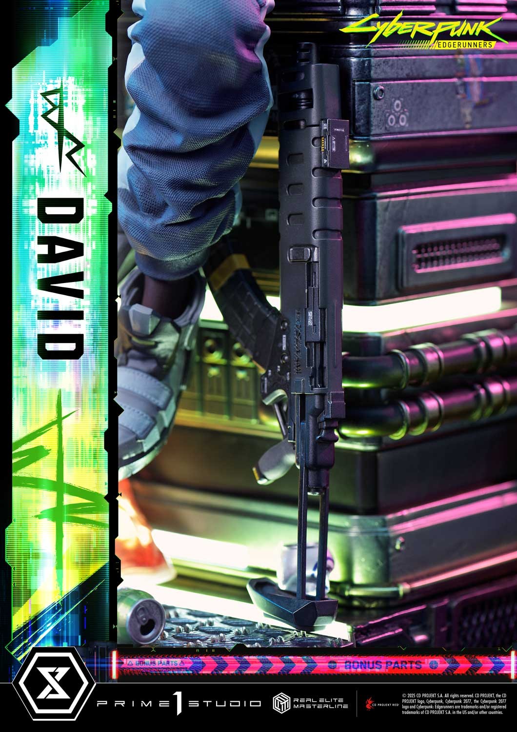 Cyberpunk 2077 David (Deluxe Bonus Version) Statues  (Prototype Shown) View 3