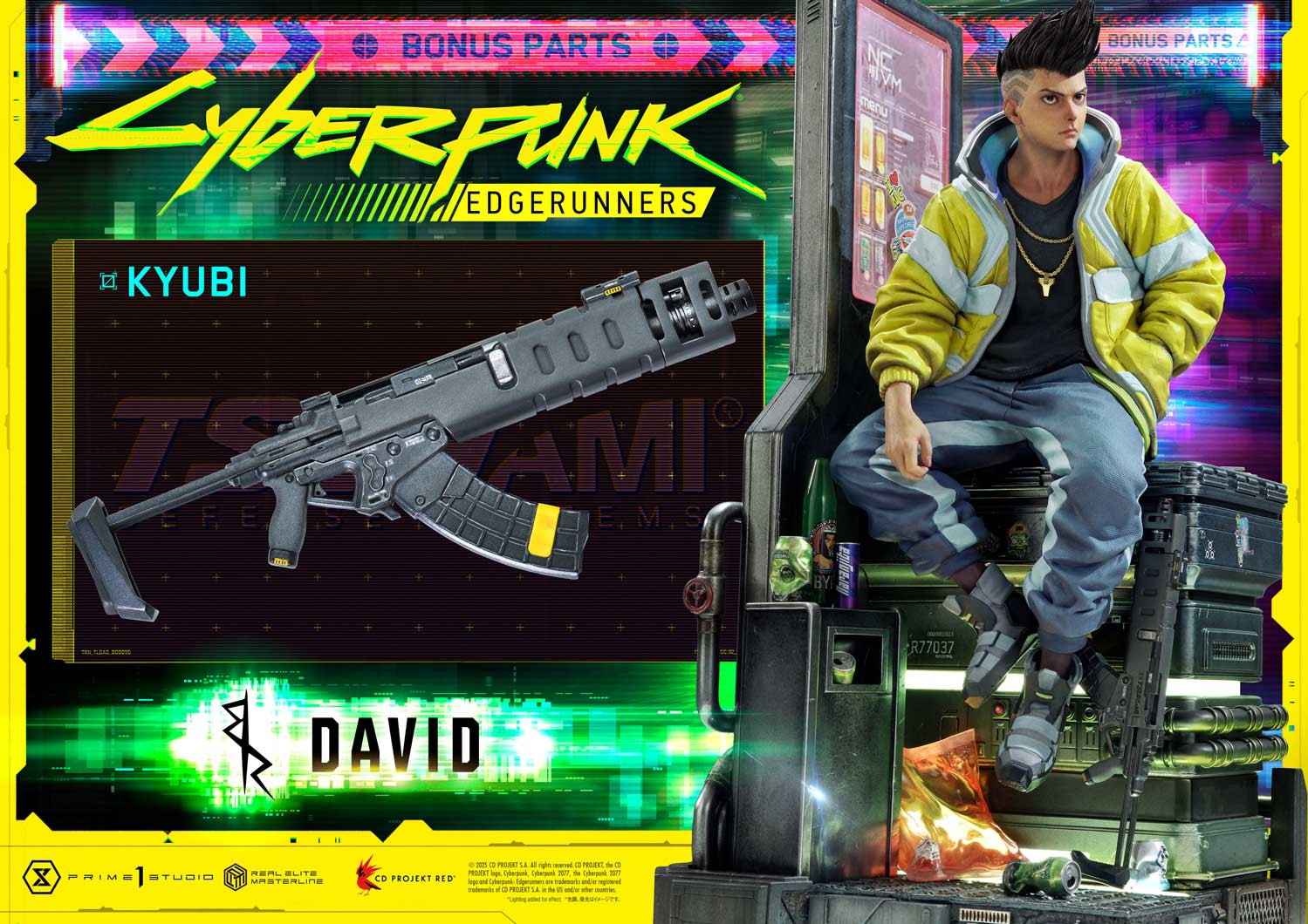 Cyberpunk 2077 David (Deluxe Bonus Version) Statues  (Prototype Shown) View 6