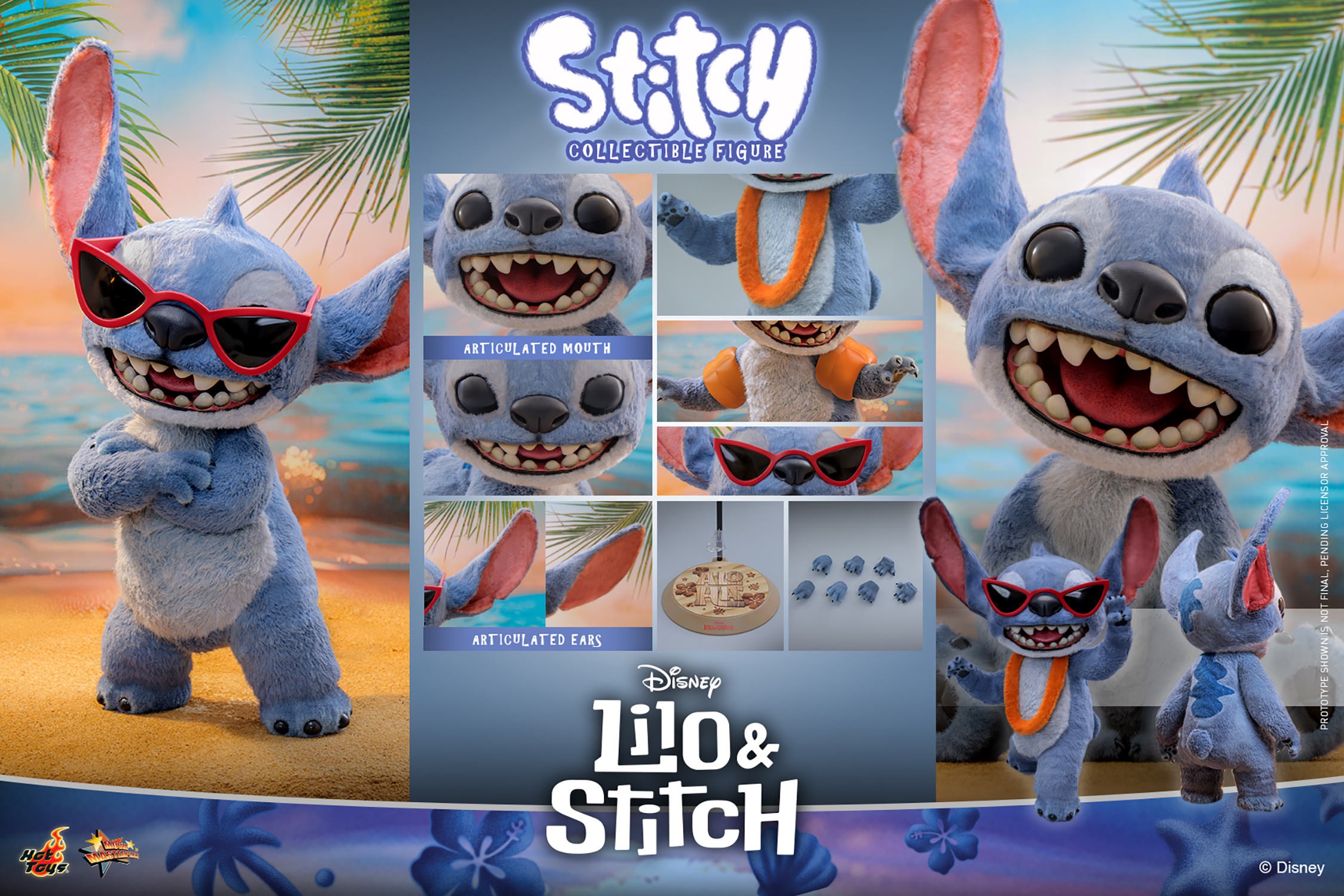 Realistic Stitch Collectible Figure by Hot Toys | Sideshow