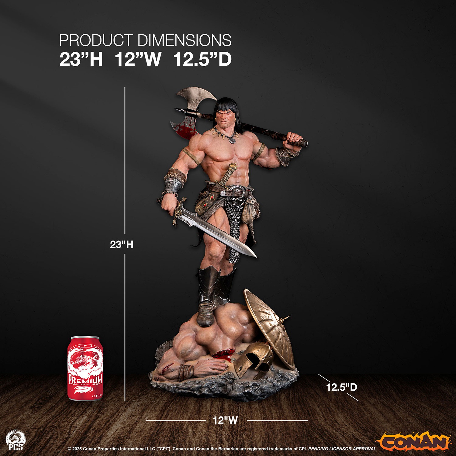 Conan Conan Quarter Scale Statue  (Prototype Shown) View 2