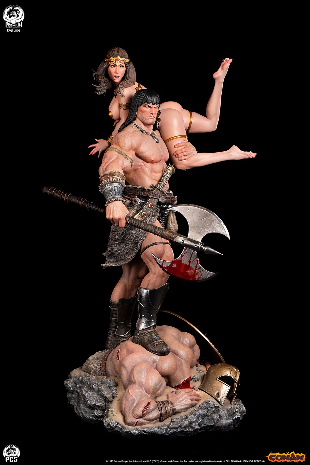 Conan Conan (Deluxe Edition) Quarter Scale Statue  (Prototype Shown) View 7