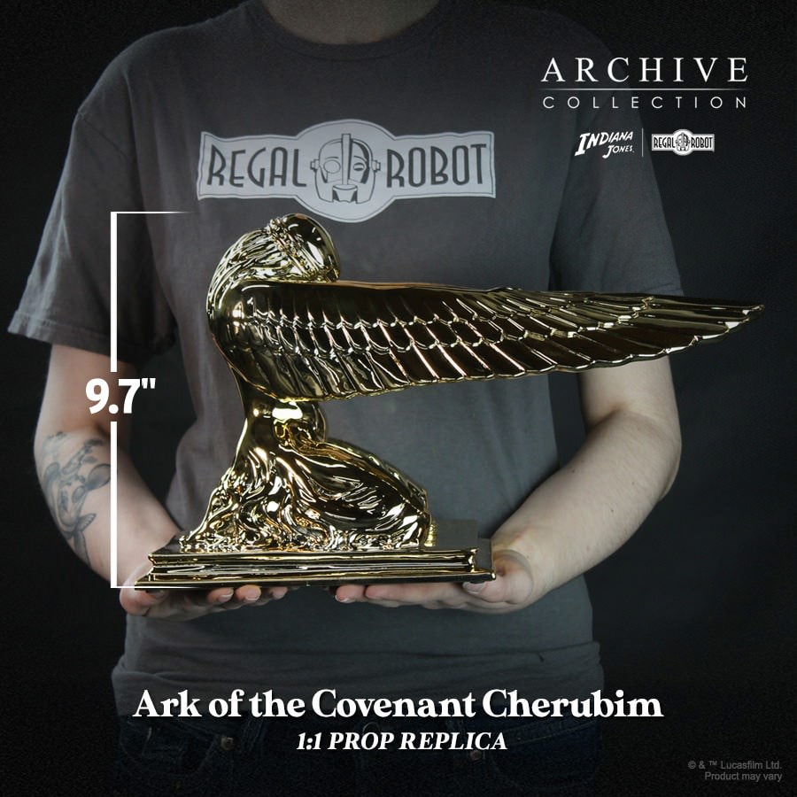 Indiana Jones Ark of the Covenant Cherubim Prop Replica  (Prototype Shown) View 2