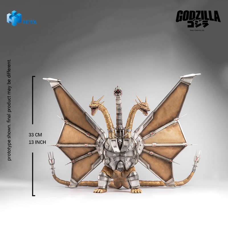 Godzilla Mecha King Ghidorah Action Figure  (Prototype Shown) View 2