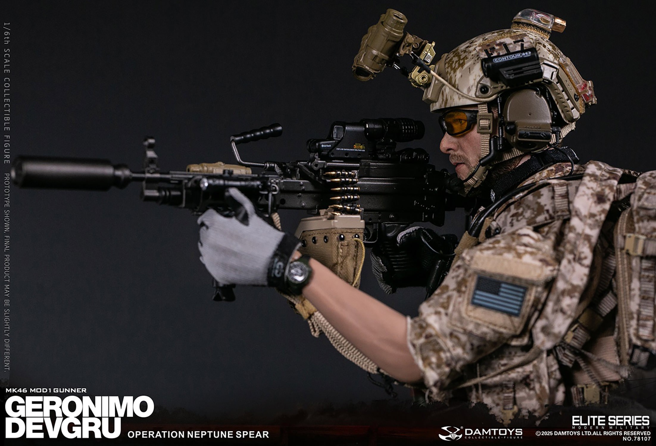 ホットトイズ DEVGRU GERONIMO DEVGRU - MK46 MOD1 Gunner (Operation Neptune Spear