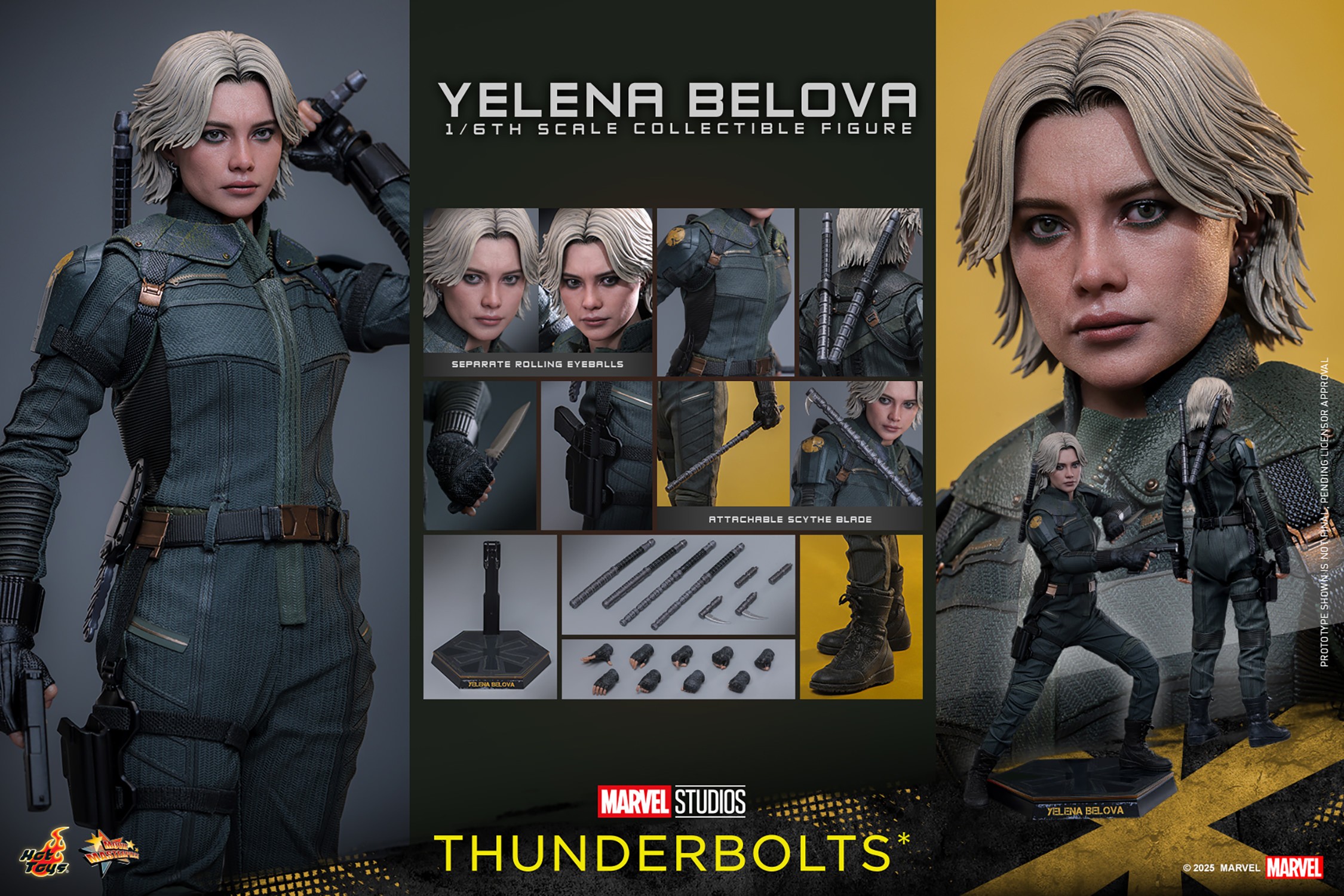 Yelena Belova Sixth Scale Figure by Hot Toys | Sideshow Collectibles