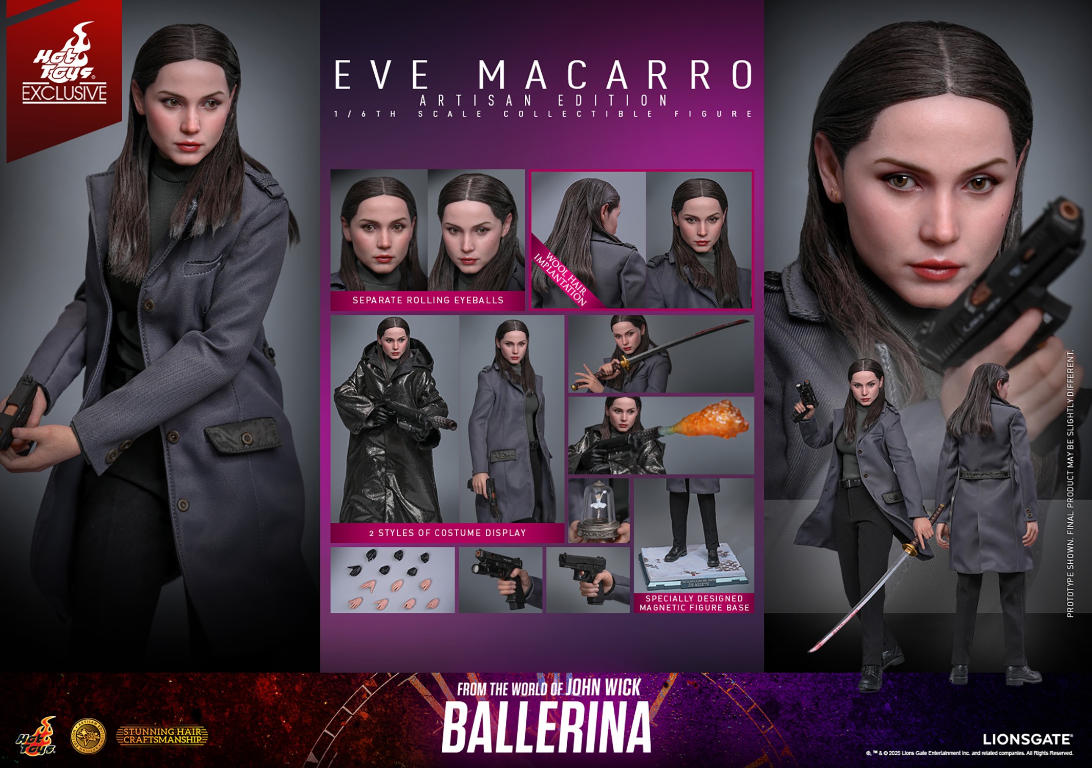 John Wick Eve Macarro (Artisan Edition) Sixth Scale Figure  (Prototype Shown) View 19