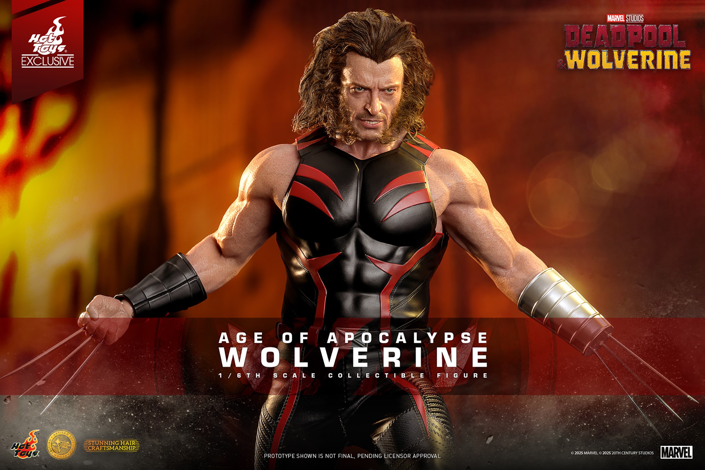 Marvel Age of Apocalypse Wolverine (Artisan Edition) Sixth Scale Figure  (Prototype Shown) View 1