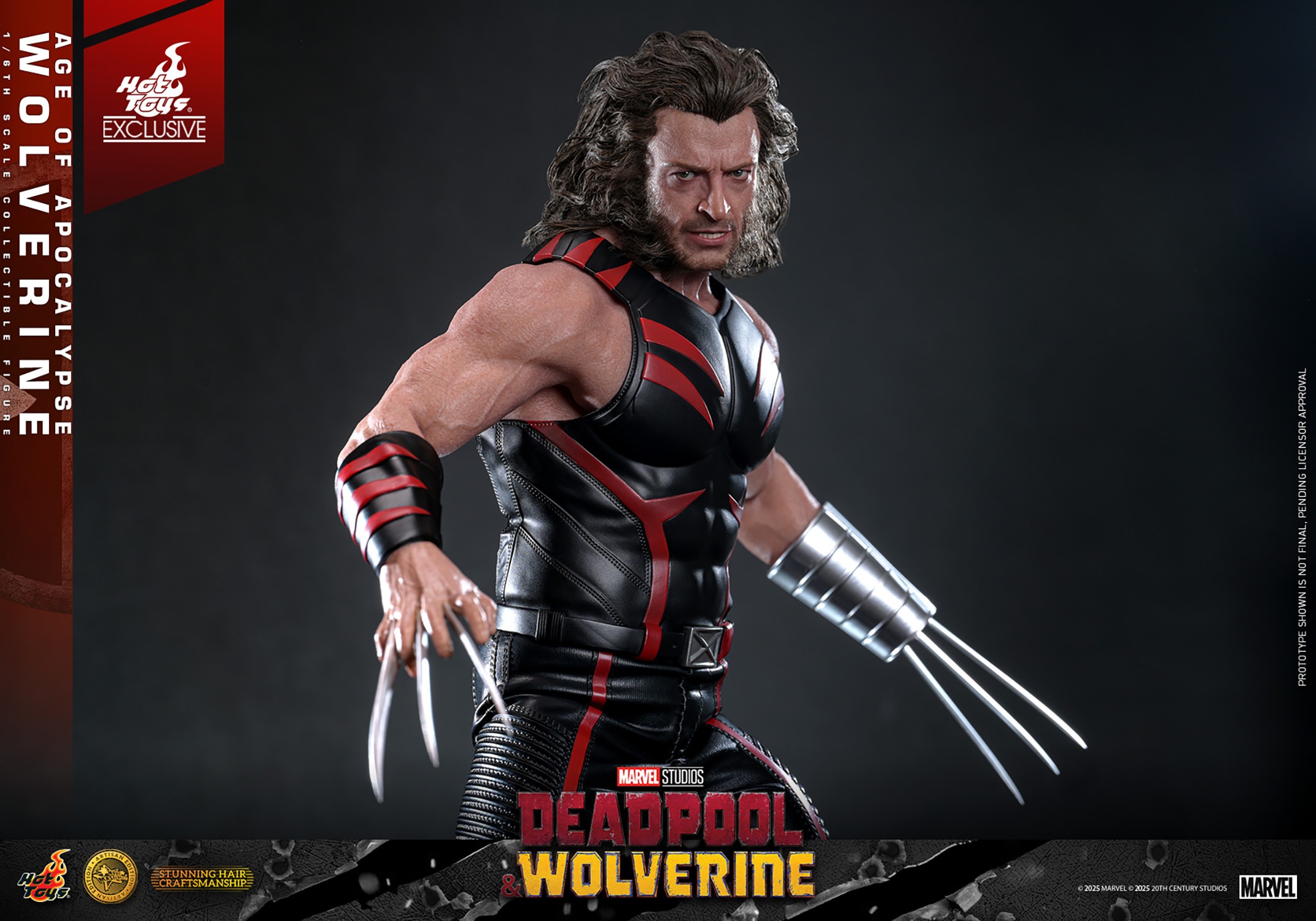 Marvel Age of Apocalypse Wolverine (Artisan Edition) Sixth Scale Figure  (Prototype Shown) View 4
