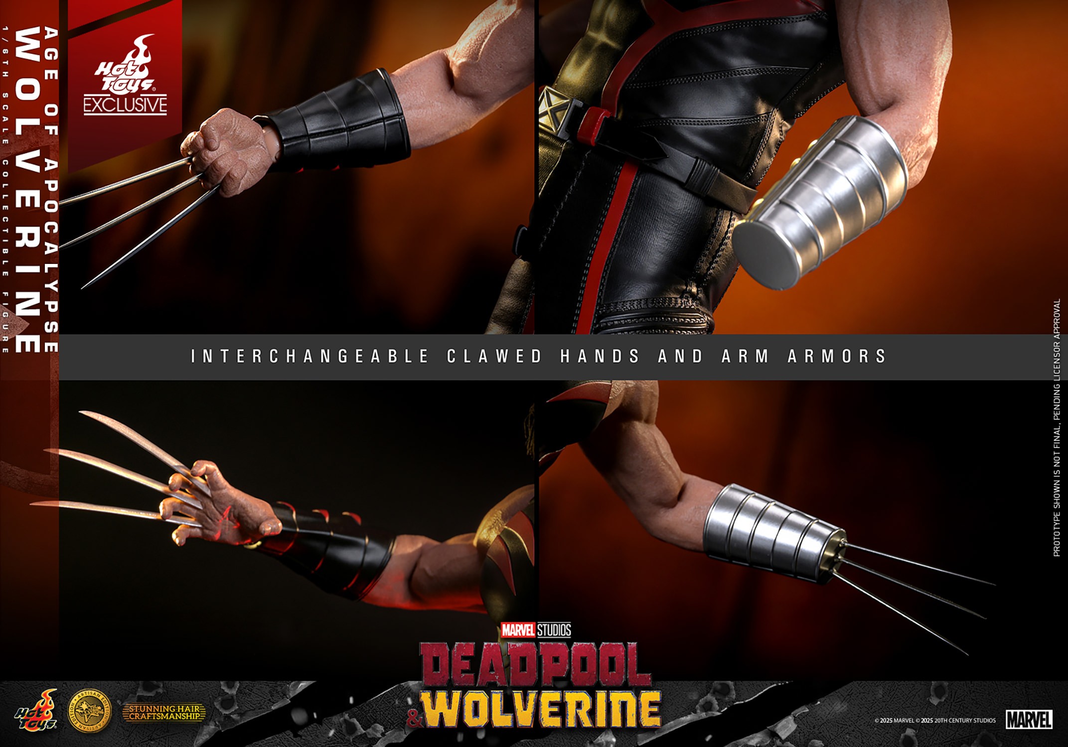 Marvel Age of Apocalypse Wolverine (Artisan Edition) Sixth Scale Figure  (Prototype Shown) View 20
