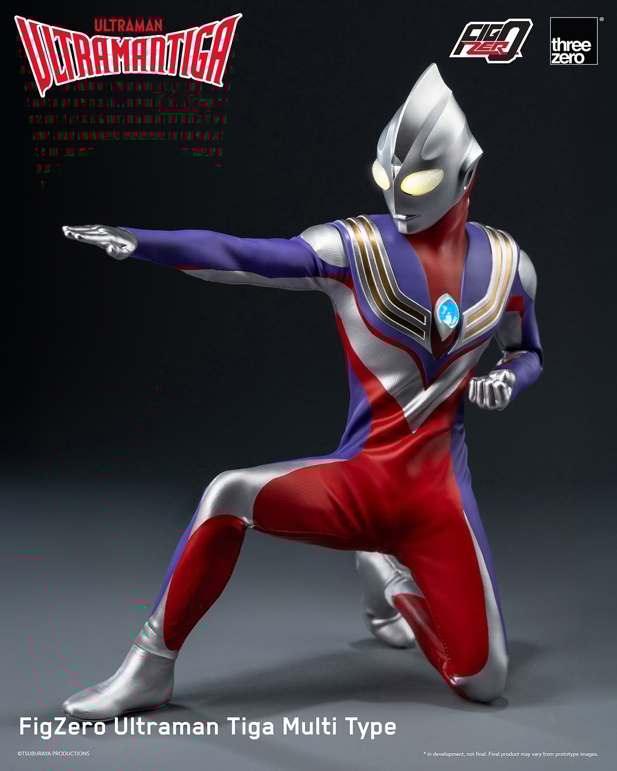 Ultraman Tiga Multi Type Sixth Scale Figure by Threezero