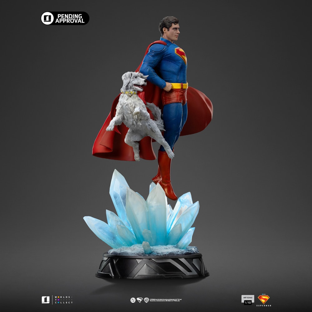DC Comics Superman & Krypto 1:10 Scale Statue  (Prototype Shown) View 11