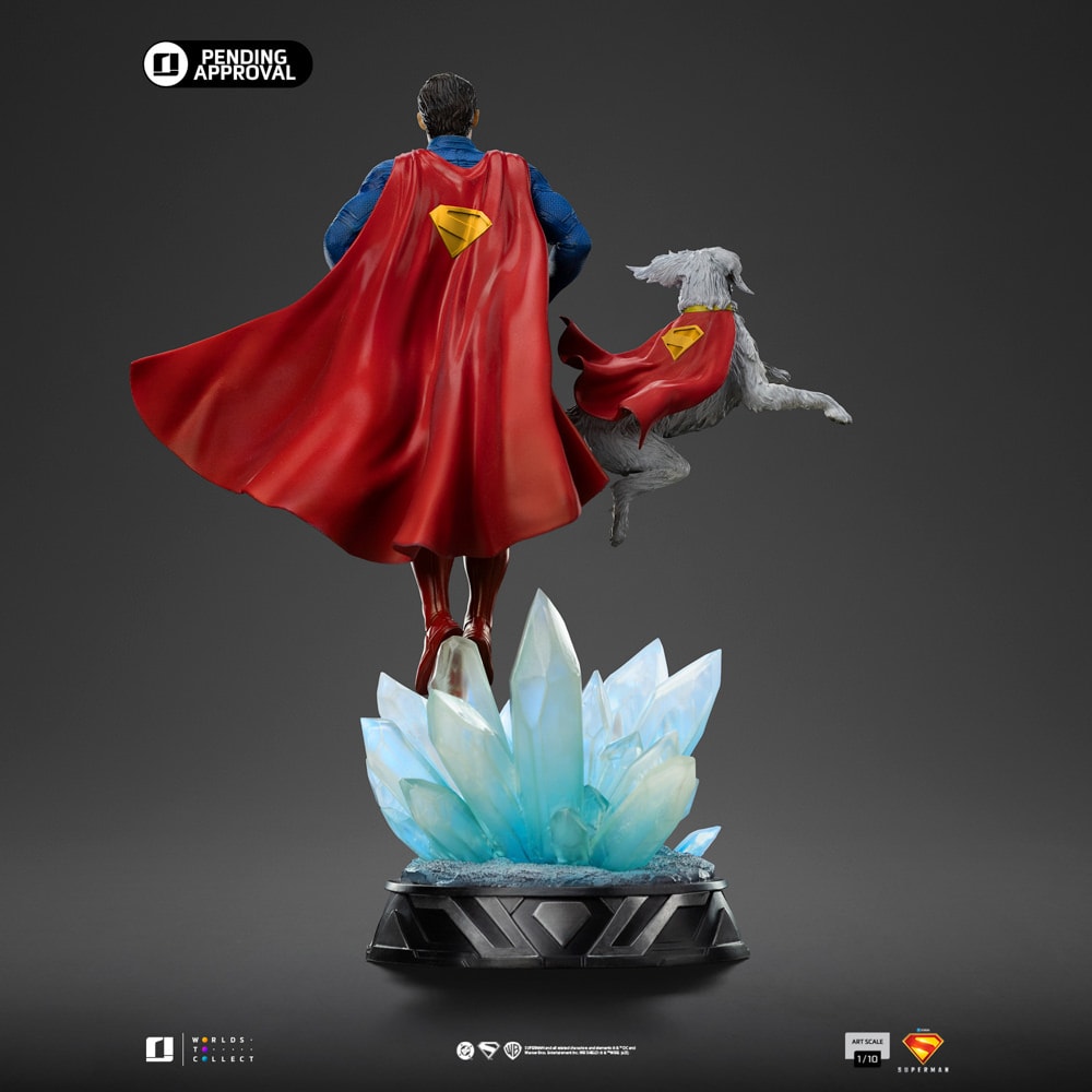 DC Comics Superman & Krypto 1:10 Scale Statue  (Prototype Shown) View 12