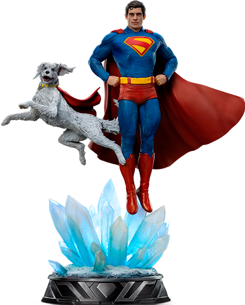 DC Comics Superman & Krypto 1:10 Scale Statue  (Prototype Shown) View 13