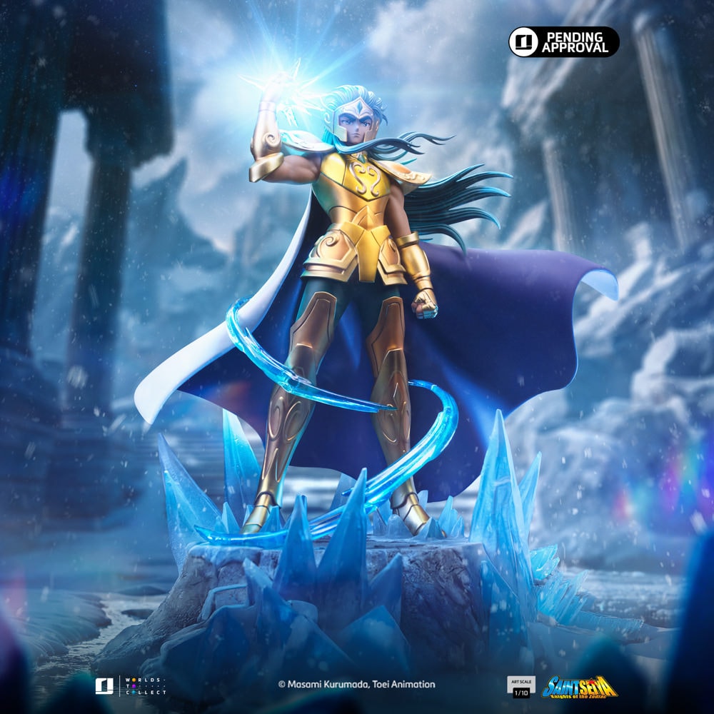 Saint Seiya Aquarius Camus 1:10 Scale Statue  (Prototype Shown) View 1