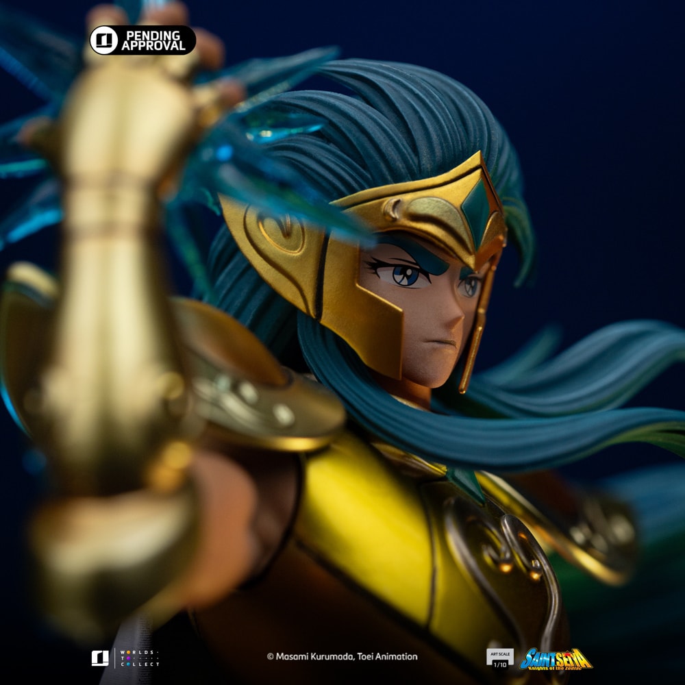 Saint Seiya Aquarius Camus 1:10 Scale Statue  (Prototype Shown) View 3
