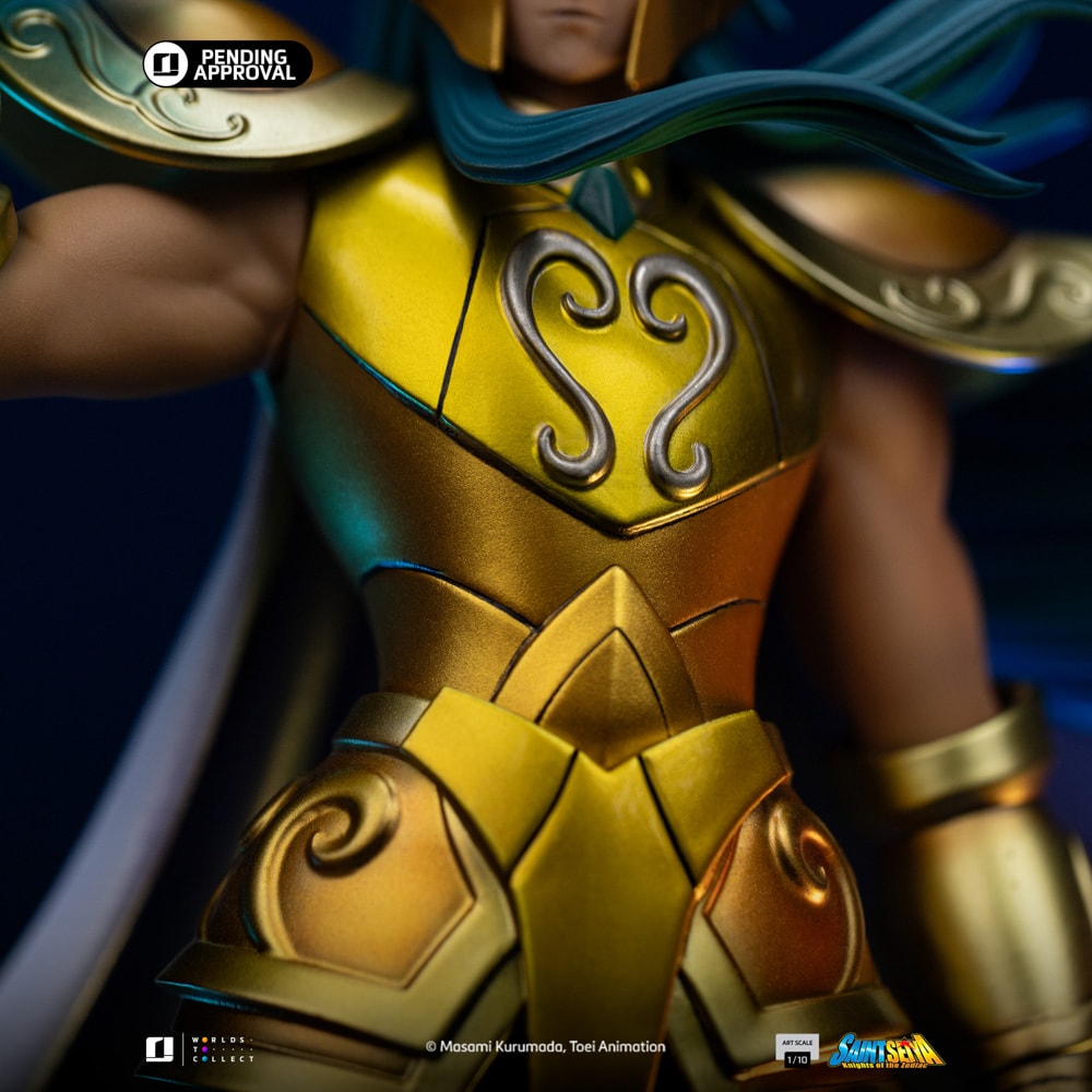 Saint Seiya Aquarius Camus 1:10 Scale Statue  (Prototype Shown) View 4