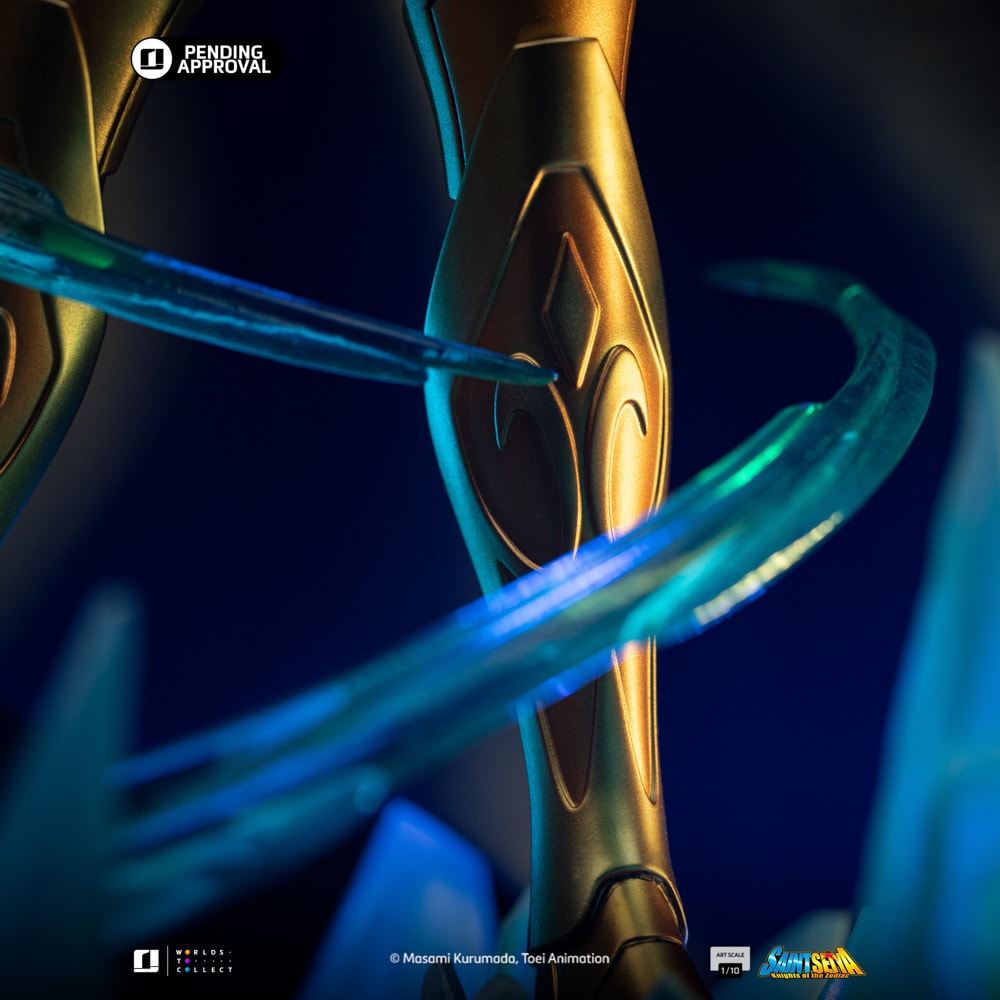 Saint Seiya Aquarius Camus 1:10 Scale Statue  (Prototype Shown) View 9