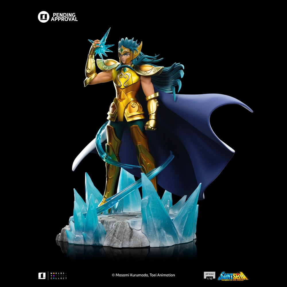 Saint Seiya Aquarius Camus 1:10 Scale Statue  (Prototype Shown) View 12