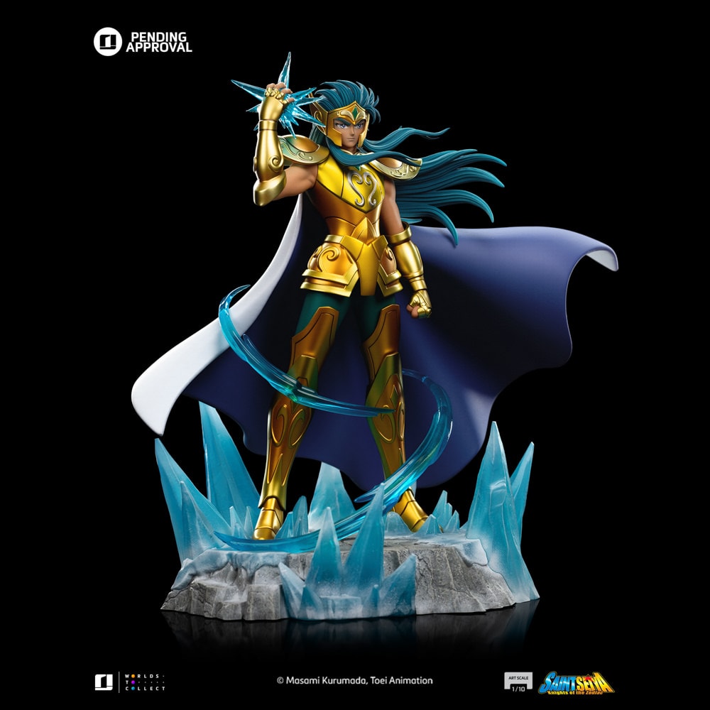 Saint Seiya Aquarius Camus 1:10 Scale Statue  (Prototype Shown) View 14