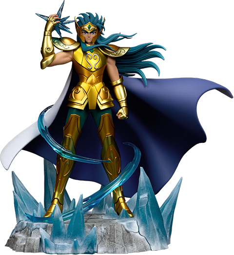 Saint Seiya Aquarius Camus 1:10 Scale Statue  (Prototype Shown) View 15