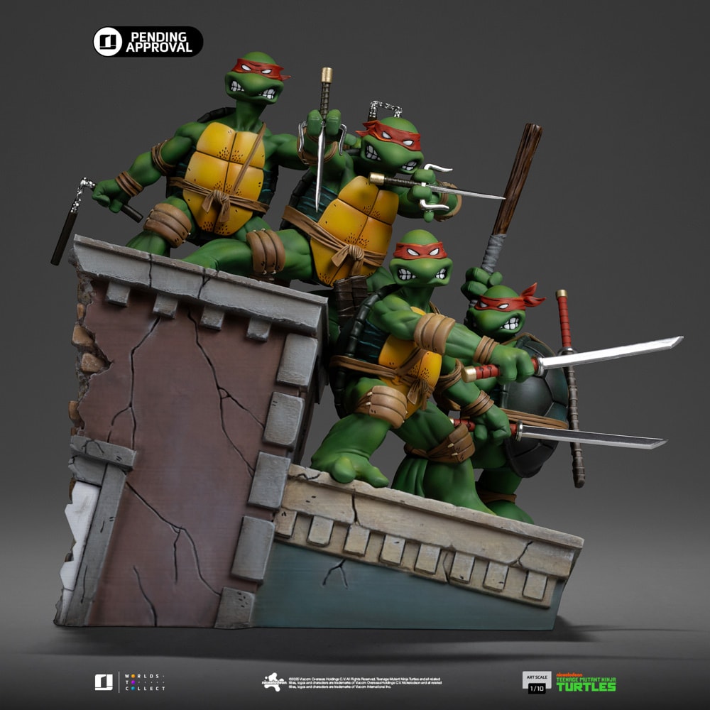Teenage Mutant Ninja Turtles Teenage Mutant Ninja Turtles (Eastman Cover Version) 1:10 Scale Statue  (Prototype Shown) View 7