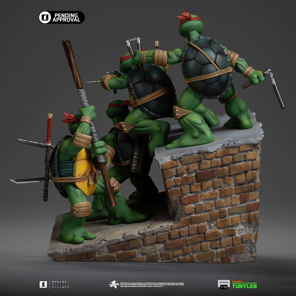 Teenage Mutant Ninja Turtles Teenage Mutant Ninja Turtles (Eastman Cover Version) 1:10 Scale Statue  (Prototype Shown) View 9