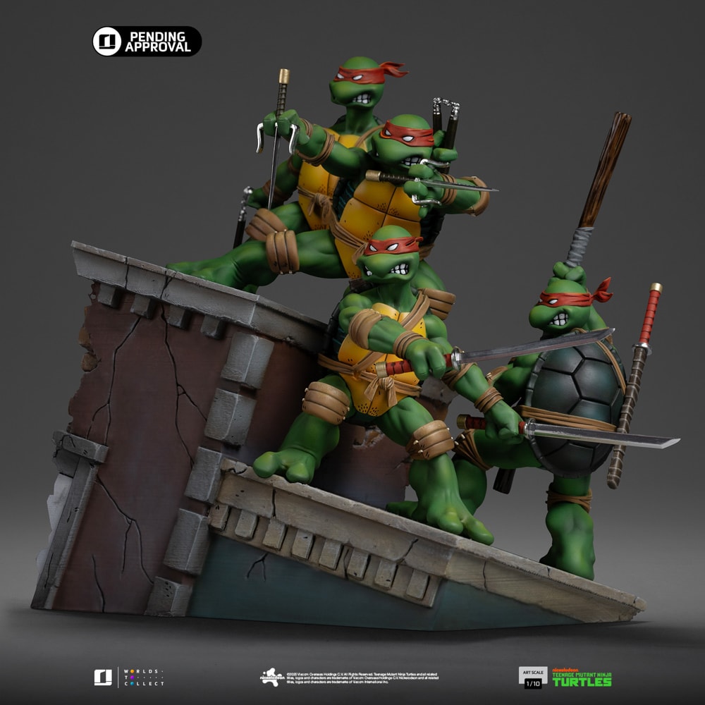 Teenage Mutant Ninja Turtles Teenage Mutant Ninja Turtles (Eastman Cover Version) 1:10 Scale Statue  (Prototype Shown) View 10