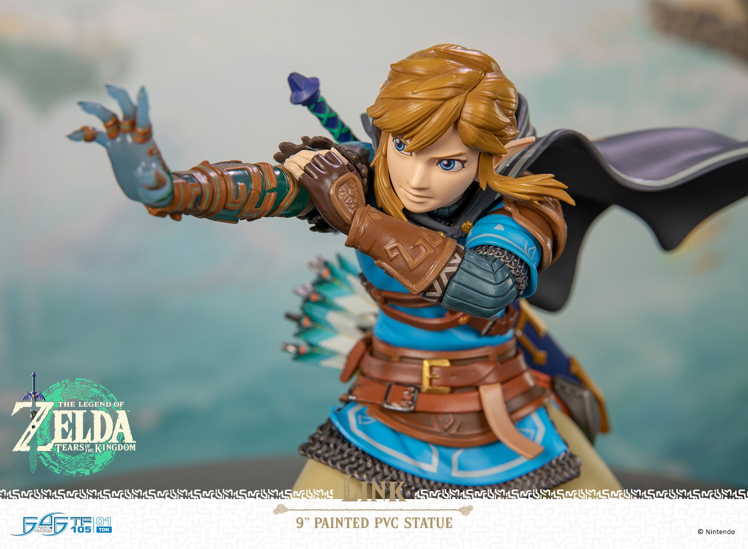 The Legend of Zelda Tears of the Kingdom Link Statues  (Prototype Shown) View 4