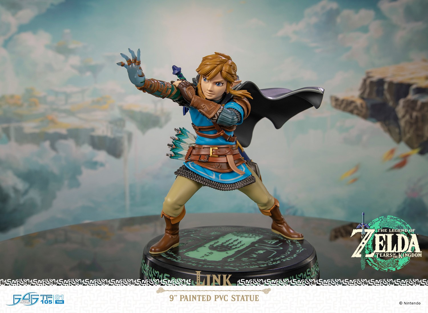 The Legend of Zelda Tears of the Kingdom Link Statues  (Prototype Shown) View 9