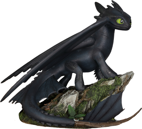 How to Train Your Dragon Standing Toothless Statues  (Prototype Shown) View 11