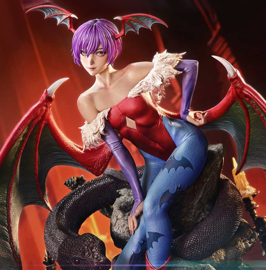 Darkstalkers Lilith (Bonus Version) Quarter Scale Statue  (Prototype Shown) View 3